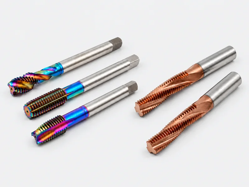 Thread mills and taps: tool comparison.