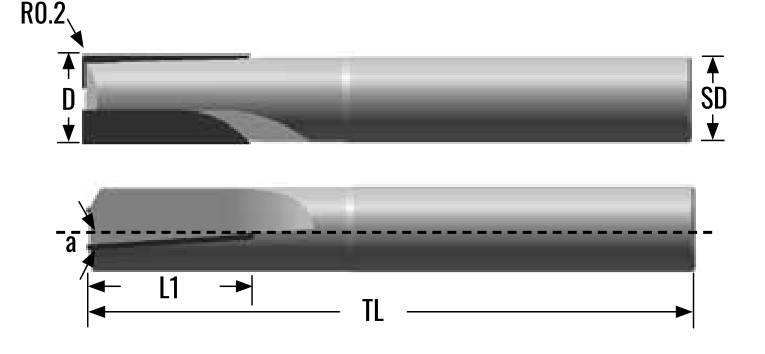 TPE-L2N dimension drawing — catalogue D14