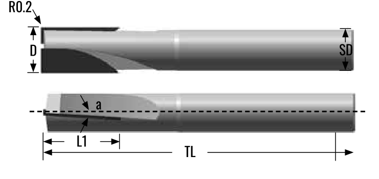 TPE-LO2P dimension drawing — catalogue D12