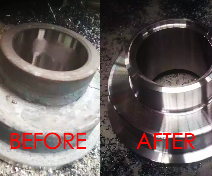 cbn inserts processed workpiece