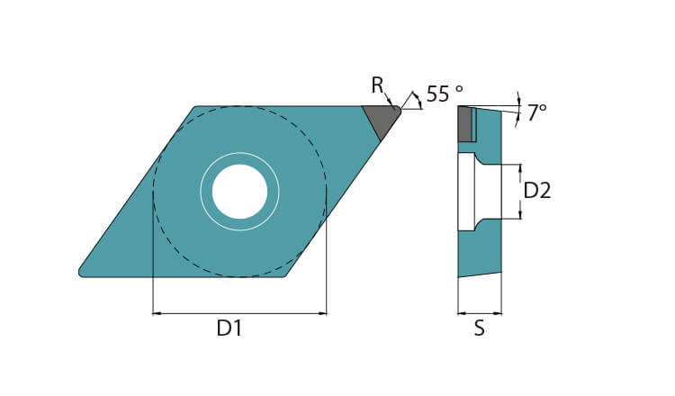 Tipped CBN (PCBN) turning inserts CBN(PCBN) токарные вставки с наконечником