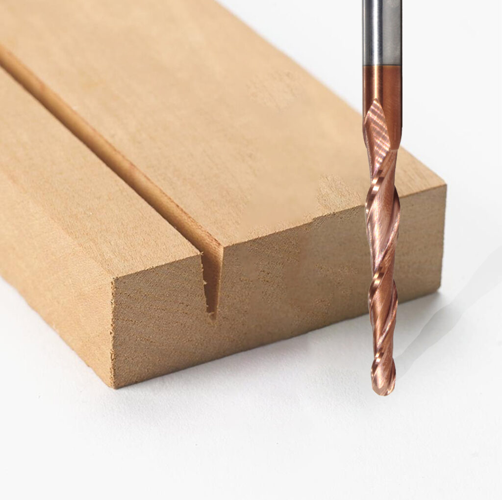 Double Flutes Spiral Tapered ball nose router bits Application Конический шаровой нос маршрутизатора Бит