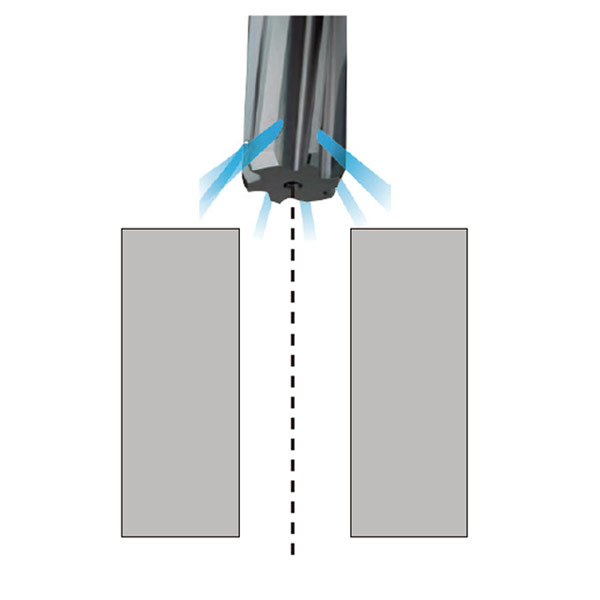 coolant for blind holes