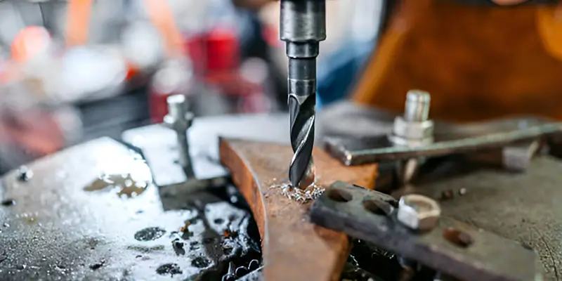 Drill a Hole in metal