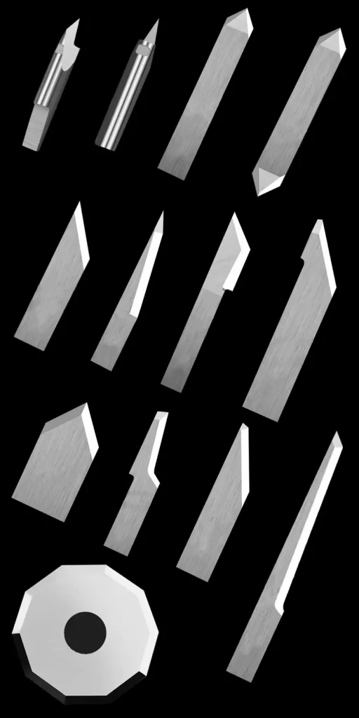 Tipos de facas oscilantes