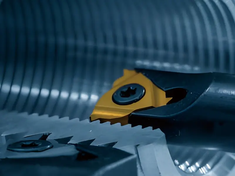 Carbide Insert threading processing
