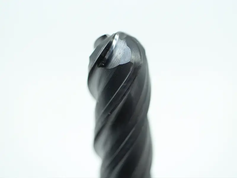 Detailed geometry of the ball end mill head
