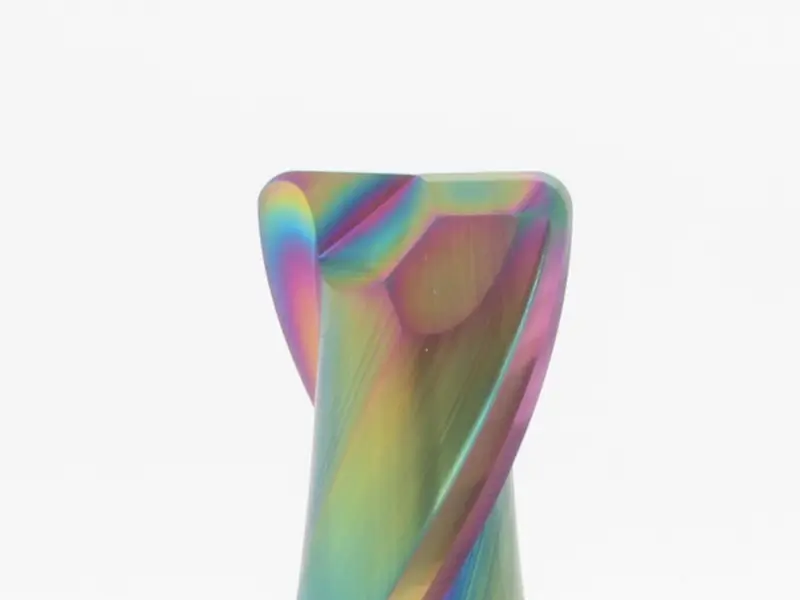 Detailed geometry of the bull end mill head