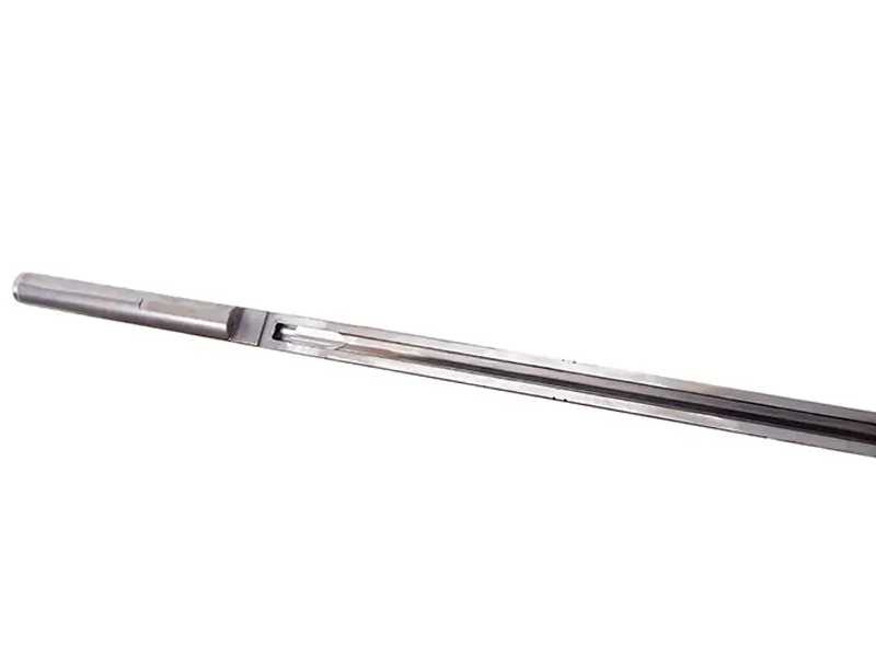 Automotive industry gun drilling of steering shafts