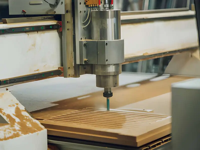 CNC wood machining