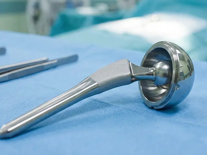 Medical titanium alloy human skeletal implants