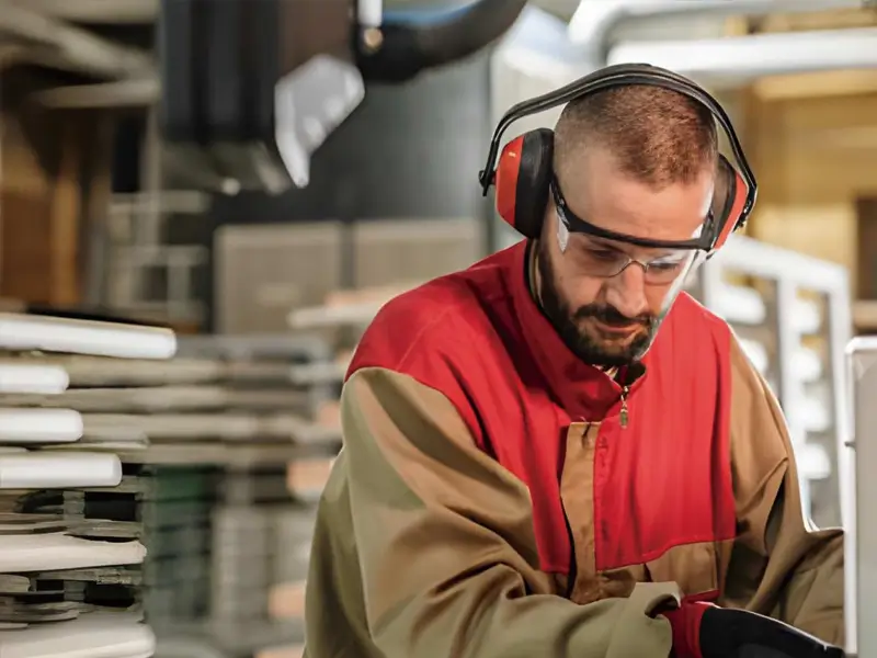 Personal Protective Equipment for Woodworking Machine Operators