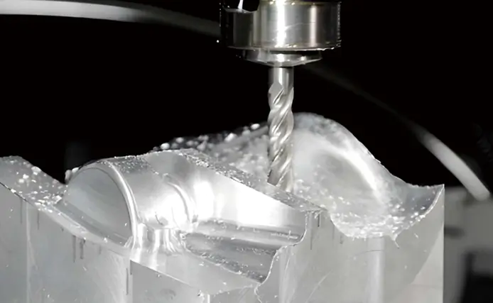 Ramp milling of soft materials-aluminium