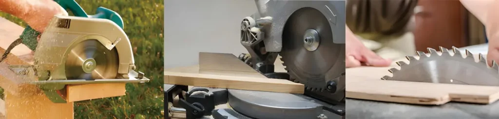 Table Saw Vs Circular Saw Vs Miter Saw Working Principle