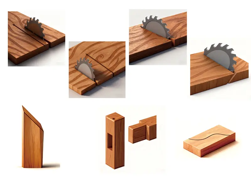 Types of Woodworking Cuts