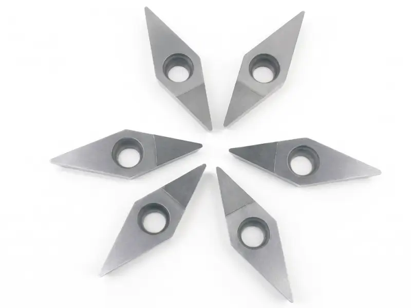 PCD Tipped Turning Inserts: