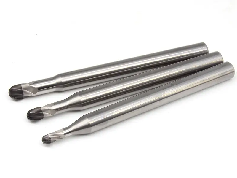 PCD solid ball nose end mill